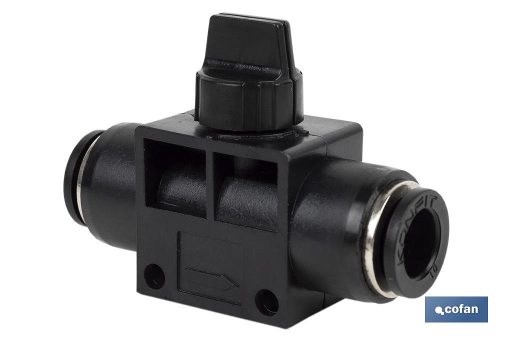 VALVULA DE CIERRE TUBO T-6