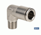 CONEXION CODO  TUBO 4mm. ROSCA 1/4