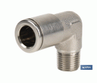 CONEXION CODO  TUBO 4mm. ROSCA 1/4