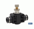 REGULADOR DE FLUJO UNIDIRECCIONAL EN LINEA TUBO-TUBO D-4