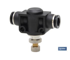 REGULADOR DE FLUJO UNIDIRECCIONAL EN LINEA TUBO-TUBO D-12