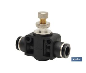 Regulador de Caudal en linea Tubo-Tubo