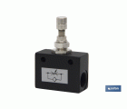 Regulador de Caudal en linea Hembra-Hembra