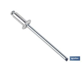 REMACHE ALUMINIO NORMAL 2.4 X 10 MM