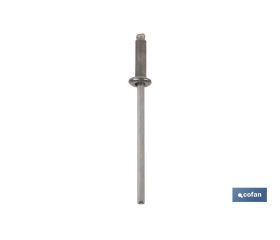 Remaches INOX A-2 Cabeza Alomada