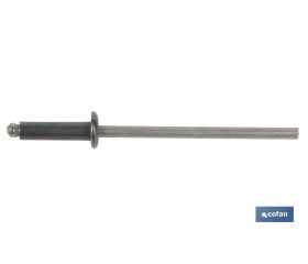 REMACHE ACERO INOX A-2  4 X 16 MM