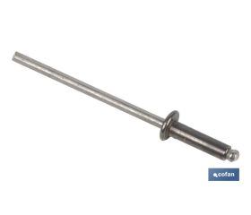 REMACHE ACERO INOX A-2  4 X 16 MM