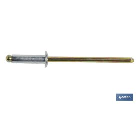 REMACHE ACERO  3,2 X 8 MM