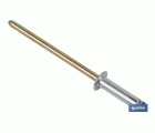 REMACHE ACERO  3,2 X 6 MM