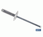 REMACHE ALUMINIO ALA ANCHA D-9,5  3,2 X 8 MM