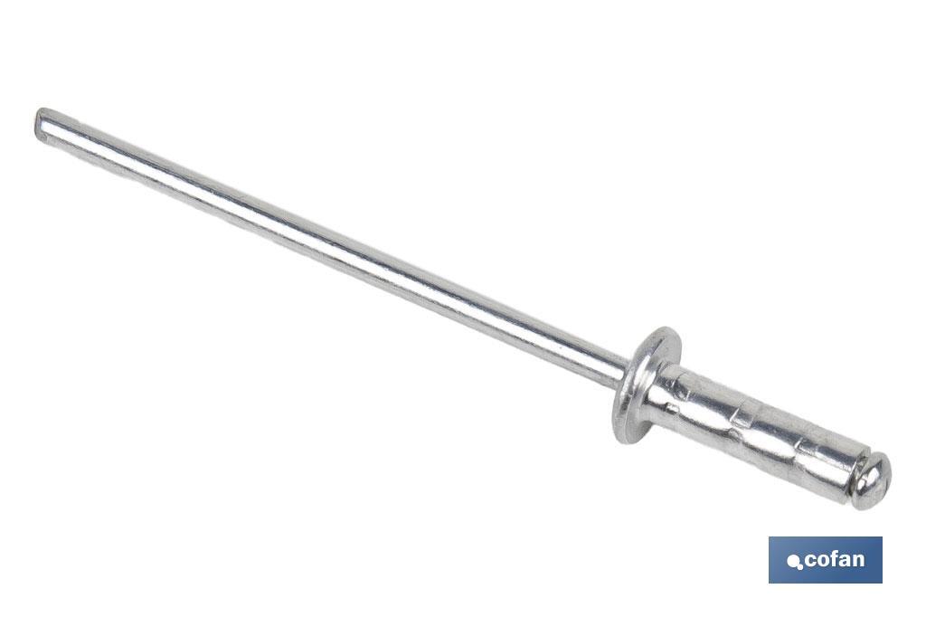 REMACHE ALUMINIO MULTIGRIP 3,2 X 08 MM