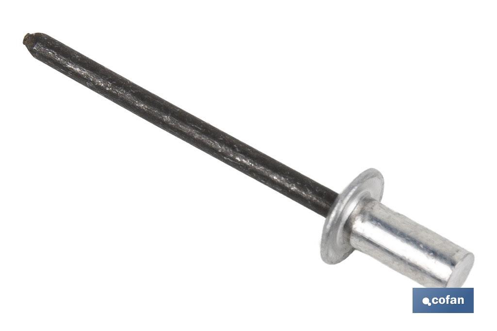 REMACHE ALUMINIO ESTANCO 3.2 X 6 MM