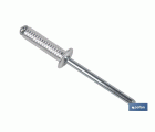 REMACHE ALUMINIO RANURADO 4 X 8 MM