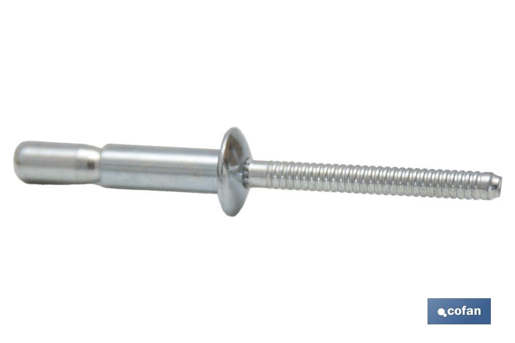 REMACHE ACERO ESTRUCTURAL 4,8 X 10 MM