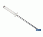 REMACHE ALUMINIO NORMAL BLANCO 3.2 X 8 MM