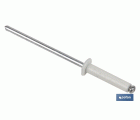 REMACHE ALUMINIO NORMAL BLANCO 3.2 X 8 MM