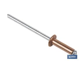 REMACHE COBRE ACERO 4,8 X 14 MM