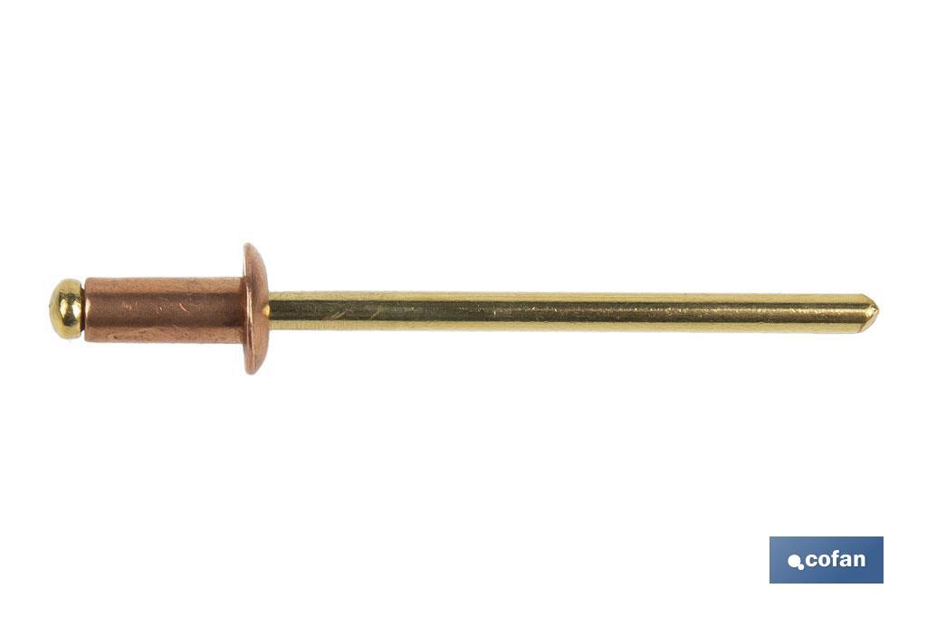 REMACHE COBRE-BRONCE 4 X 6 MM