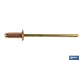 REMACHE COBRE-BRONCE 4 X 8 MM