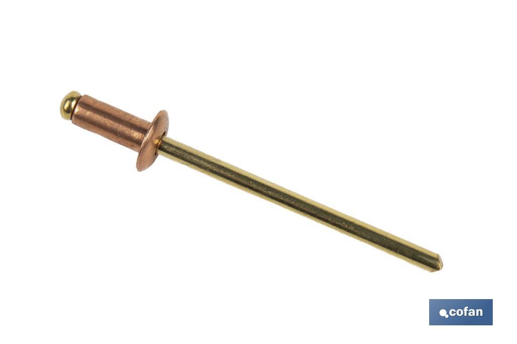 REMACHE COBRE-BRONCE 4 X 6 MM