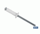 REMACHE DE FLOR BLANCO 4 X 16 MM