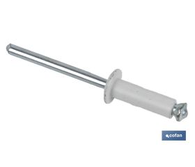 REMACHE DE FLOR BLANCO 4 X 20 MM