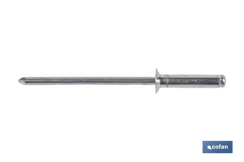 REMACHE ALUM. STAND. AVELLANADO 2,4 X 6 MM