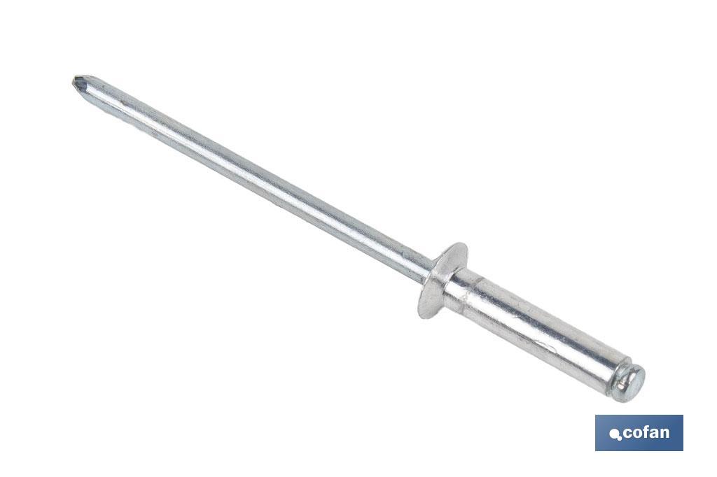 REMACHE ALUM. STAND. AVELLANADO 2,4 X 6 MM