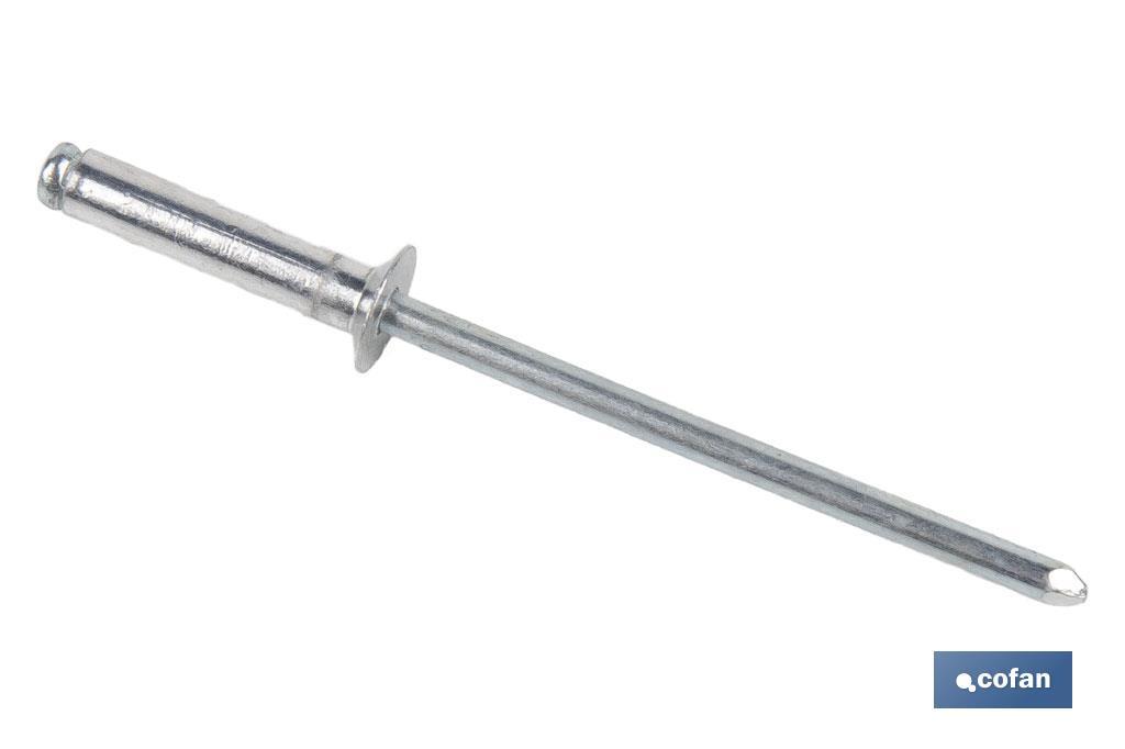 REMACHE ALUM. STAND. AVELLANADO 2,4 X 6 MM