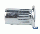 TUERCAS REMACHABLES RANURADAS ANCHAS ACERO M3