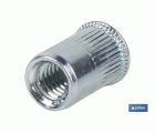 TUERCAS REMACHABLES RANURADAS CABEZA REDUCIDA ACERO M4