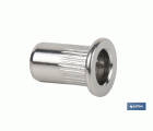 TUERCAS REMACHABLES RANURADAS ANCHAS INOX A-2 M3