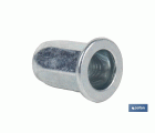 TUERCAS REMACHABLES HEXAGONAL ANCHAS ACERO M4