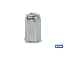 Tuercas Remachables Acero Cabeza Reducida Hexagonal