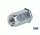 TUERCAS REMACHABLES HEXAGONAL CABEZA REDUCIDA ACERO M4