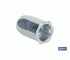 TUERCAS REMACHABLES HEXAGONAL CABEZA REDUCIDA ACERO M4