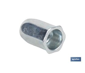 TUERCAS REMACHABLES HEXAGONAL CABEZA REDUCIDA ACERO M10