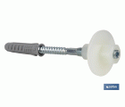 SET DE 2 PCS. PARA LAVABO 10 X 120 MM TUERCA DE NYLON