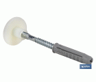 SET DE 2 PCS. PARA LAVABO 10 X 120 MM TUERCA DE NYLON
