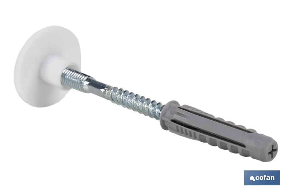 SET DE 2 PCS. PARA LAVABO 8 X 100 MM TUERCA DE HIERRO