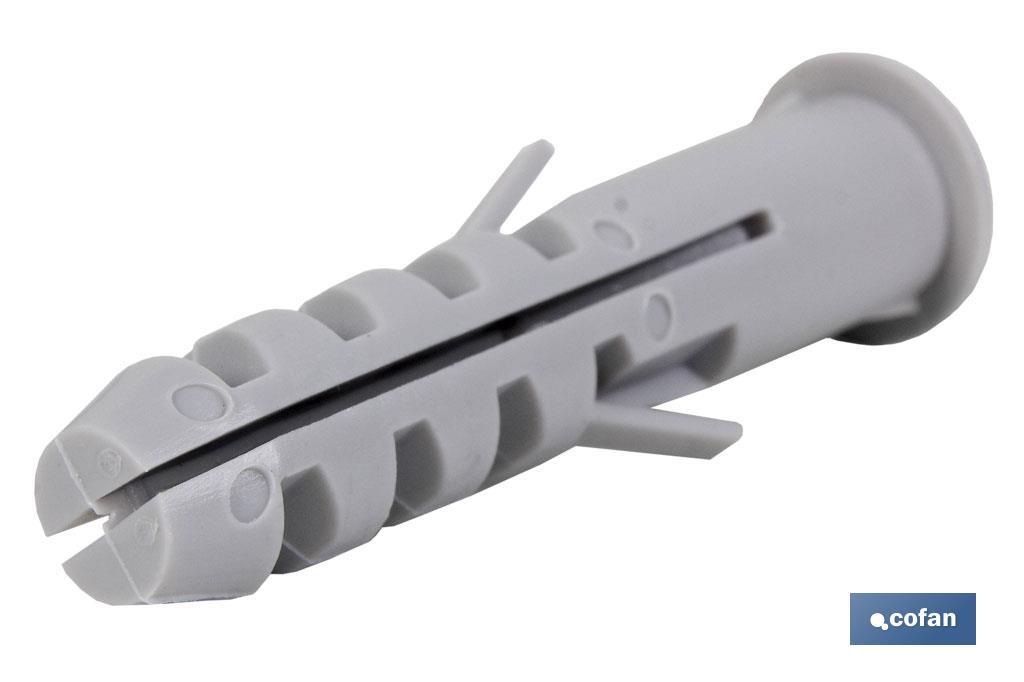 TACO NYLON CON COLLARÍN 4 X 20 MM