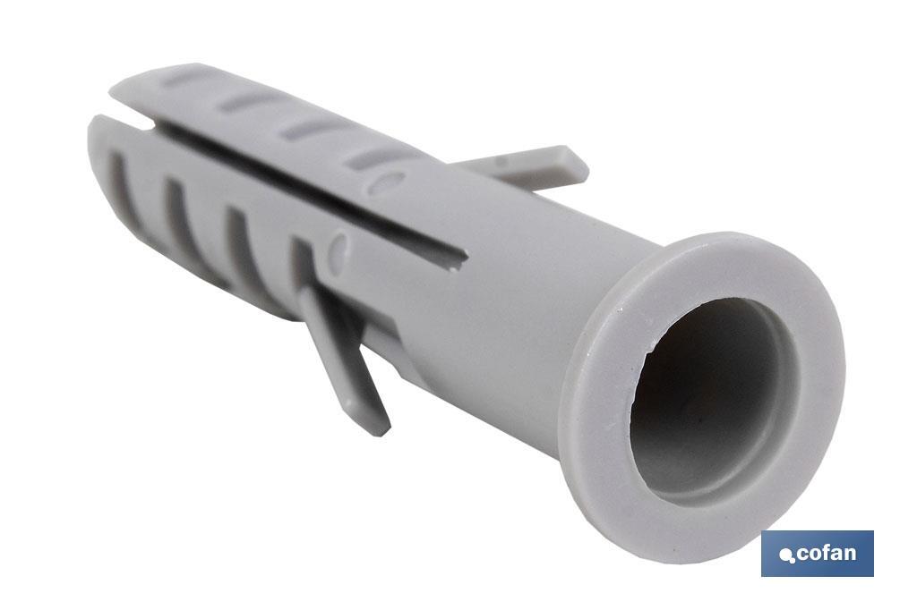 TACO NYLON CON COLLARÍN 4 X 20 MM