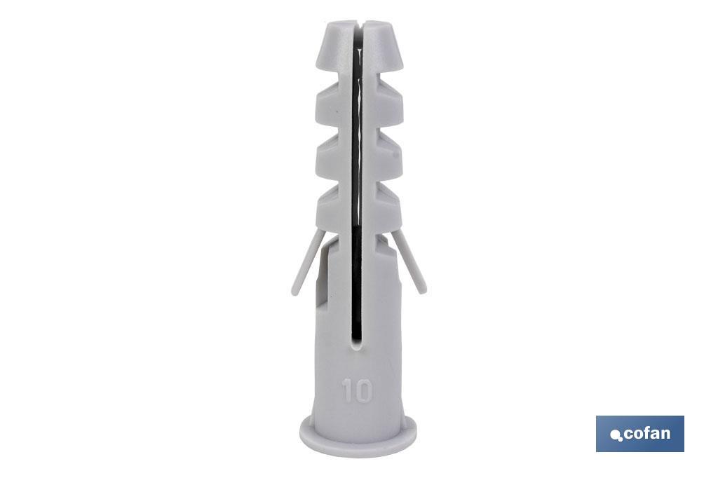 TACO NYLON CON COLLARÍN 4 X 20 MM