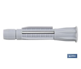 Tacos anudables de gran expansión  | Medidas desde Ø 5 hasta Ø 14 mm | Para materiales macizos y perforados