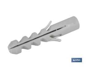 Tacos de nylon para anclajes de andamios | Medidas de Ø 14 y 16 mm |  Fijaciones de nailon con alas