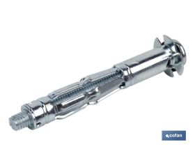 Anclaje Metálico para Fijación en Materiales Huecos | Con tornillo de cabeza redonda | Varias medidas