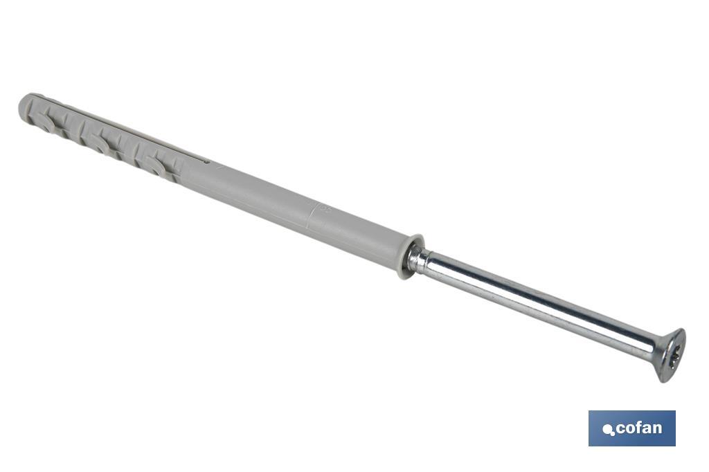 TACO LARGO DE GOLPE CON TORNILLO TORX Ø10 X 100 MM