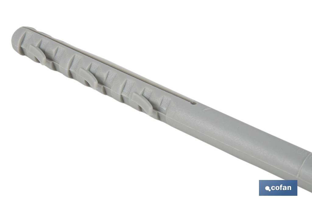 TACO LARGO DE GOLPE CON TORNILLO TORX Ø10 X 140 MM