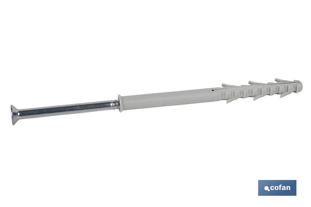 TACO LARGO DE GOLPE CON TORNILLO TORX Ø10 X 160 MM