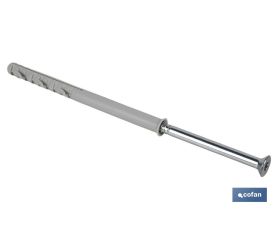 TACO LARGO DE GOLPE CON TORNILLO TORX Ø10 X 160 MM